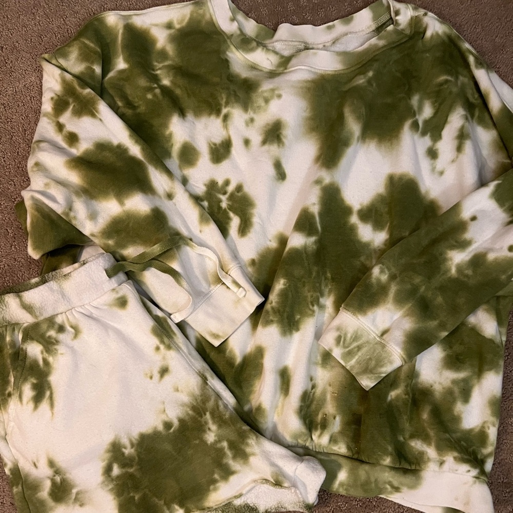 Free People Tye Dye Comfy Set